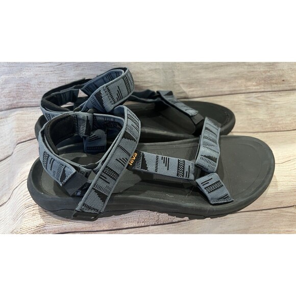 Teva Men's Hurricane XLT2 Strappy Hiking Sandals, Gray & Black Used Pick Size 11 - Picture 4 of 7
